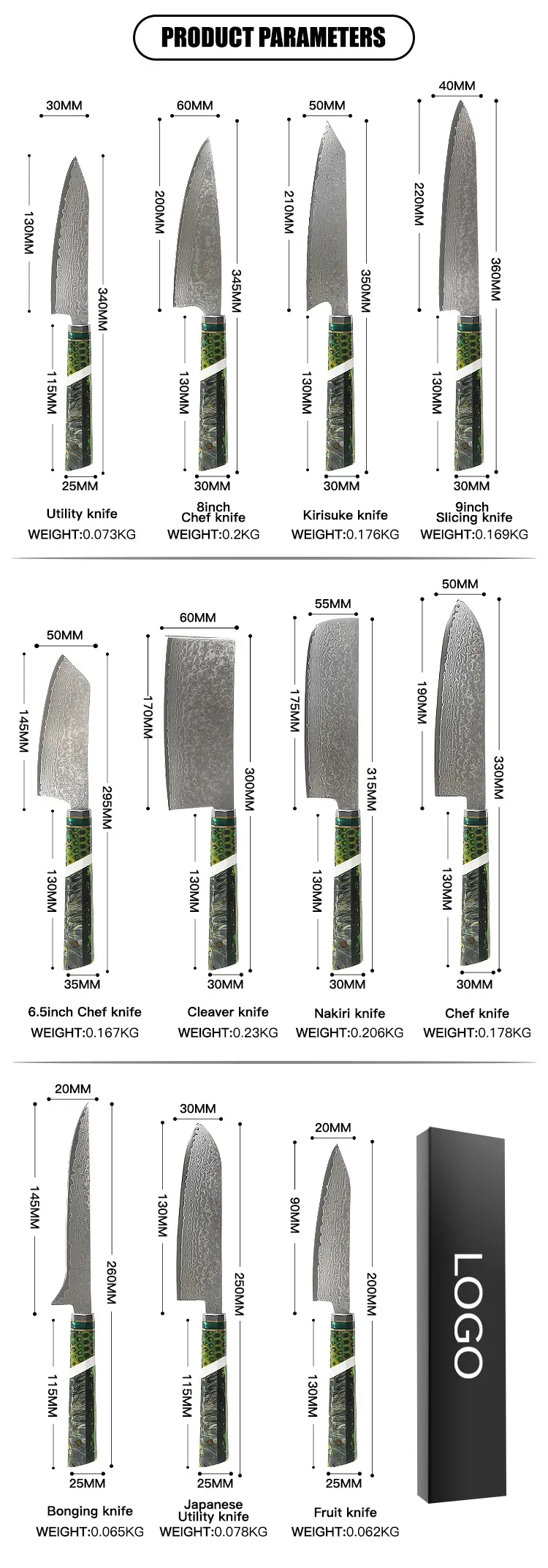 custom kitchen knife